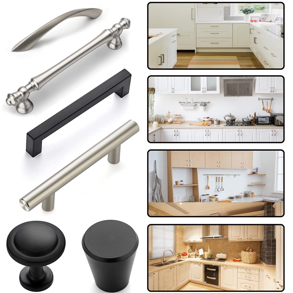 King&Charles Cabinet Hardware Jig, Metal Cabinet Handle Jig with Automatic Center Punch, Perfect Set - Avoid Jitter Caused by Direct Drilling, Use for Handles and Pulls on Drawers/Doors.