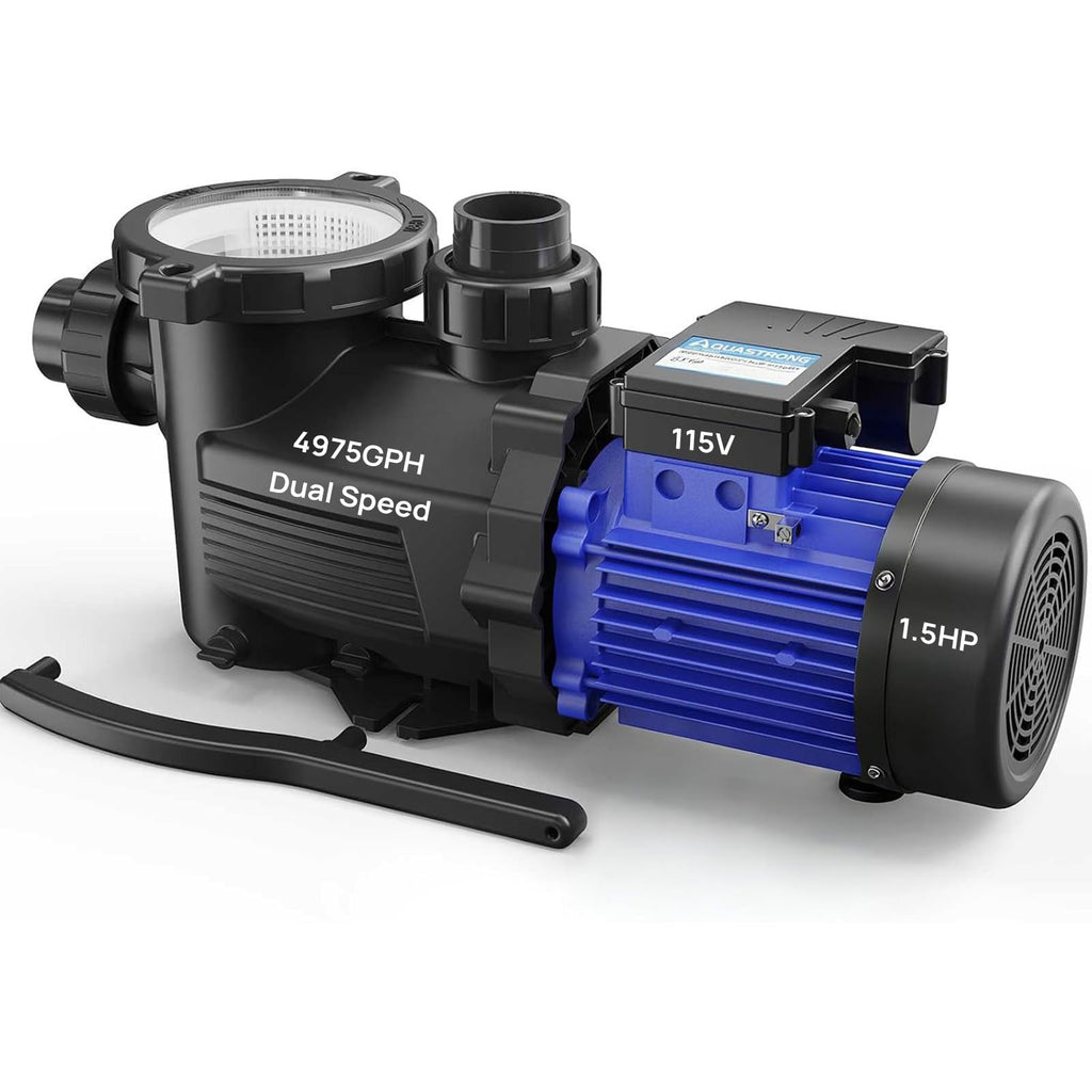 Aquastrong In/Above Ground Pool Pump High Flow Self Primming Swimming Pool Pump,Black