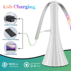 Fly Fans for Tables Rechargeable, Fly Fans for Outdoor Tables USB, Fly Repellent Fans to Keep Flies Away by Soft Blades, Food Fans for Camping, Picnic, Fishing, Fly Repellent Outdoor Patio,2PCS, White