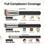 3 Professional Foundation Concealer Brushes for BB Cream, Designed for Contouring Makeup, Women'S Beauty Tools