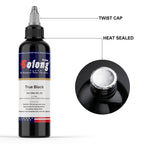 Nazzor Tattoo Professional Ink Black Tattoo Pigment for Shading and Lining 4oz (120ml) TI302-120-019