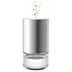 Airversa Waterless Diffuser for Essential Oil 𝟭𝟬𝟬𝗺𝗹 Capacity Battery Operated Aromatherapy Nebulizer Mini Scent Air Machine 1/2/3H/Continous 3 Mist Level 3 Lighting Effects(Scenta Shine Silver)