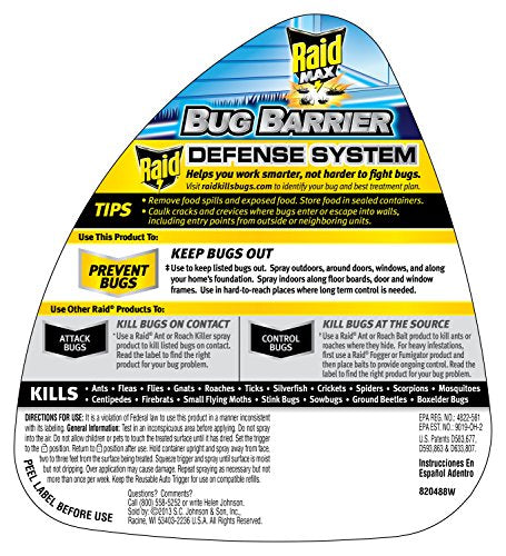 Raid 10191500 MAX Bug Barrier, Pack - 1, 30oz Trigger