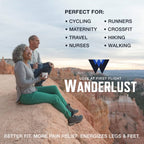 Wanderlust Air Travel Compression Socks, L-XL: Men 8.5-12 / Women 9.5-12