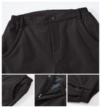 Gopune Women's Waterproof Windproof Outdoor Hiking Snow Ski Insulated Pants (Black,L)
