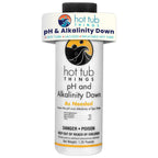Hot Tub Things pH & Alkalinity Down - Alkalinity Decreaser for Hot Tubs & Spas - pH Down for Pools, Maintains Clear Water, Gentle on Equipment, Easy Water Balance Solution for Spas & Pools - 1.25 lb