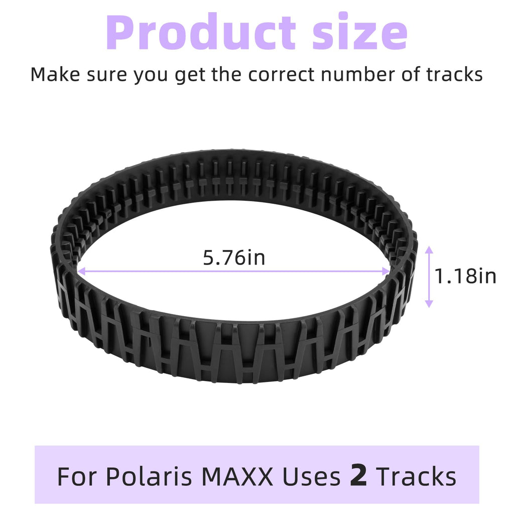 Apopip 2 Pcs Track V2 Compatible with Polaris MAXX Suction Side Pool Cleaner R0916500