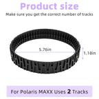 Apopip 2 Pcs Track V2 Compatible with Polaris MAXX Suction Side Pool Cleaner R0916500