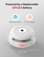 X-Sense Smart Smoke Detector XS01-M, Wi-Fi Smoke Alarm, an Accessory for FS31 Smoke Alarm Kit, Wireless Interconnected Mini Smoke Detector Fire Alarm, Model XS01-M, Single Pack
