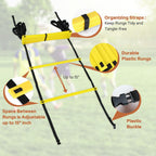 Pro Agility Ladder Agility Training Ladder Speed 12 Rung 20ft with Carrying Bag