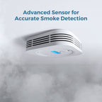 AEGISLINK Smoke and Carbon Monoxide Detector 10-Year Lifespan with Replaceable Battery, Photoelectric Fire Alarm and Electrochemical CO Alarm with Test/Silence Button, SC200, 3-Pack