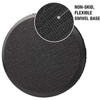 HealthSmart 360 Degree Swivel Seat Cushion, Chair Assist for Elderly, Swivel Seat Cushion for Car, Twisting Disc, Gray, 15 Inches in Diameter