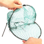 Pigeon Bird Trap,Large Spring Domestic Humane Live Bird Traps Net for Birds Pigeons Sparrow Quail Hunting Cage Traps Tools Humane Live Trap Mesh (D)