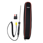 Klein Tools 69144 K-Type Thermometer Temperature Probe for HVAC Applications with Coiled 5-Foot Lead