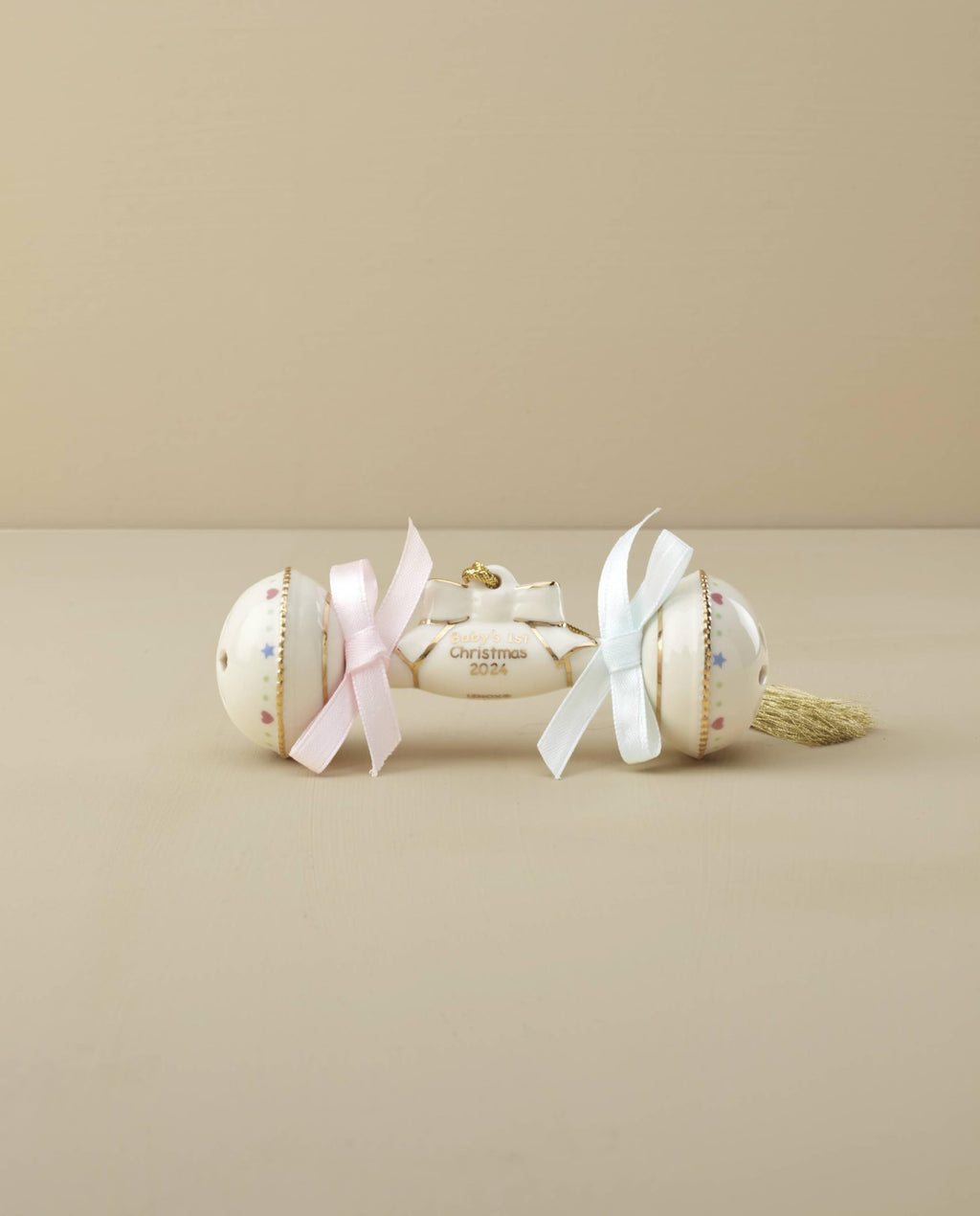 Lenox 895758 2024 Baby's 1st Christmas Rattle Ornament