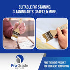 Pro Grade - Chip Paint Brushes - 96 Pack - 2 Inch - Chip Brushes - Versatile for Paints, Stains, Varnishes - 2 Inch Light Brown Chip Brushes Multi-Purpose Use