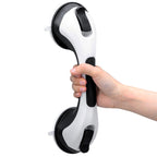 TAILI Shower Grab Bar, 12 Inch Shower Handle for Bathtubs and Showers for Elderly, Suction Grab Bars for Seniors Bathroom Safety Handle for Elderly, No Drilling Removable,Black