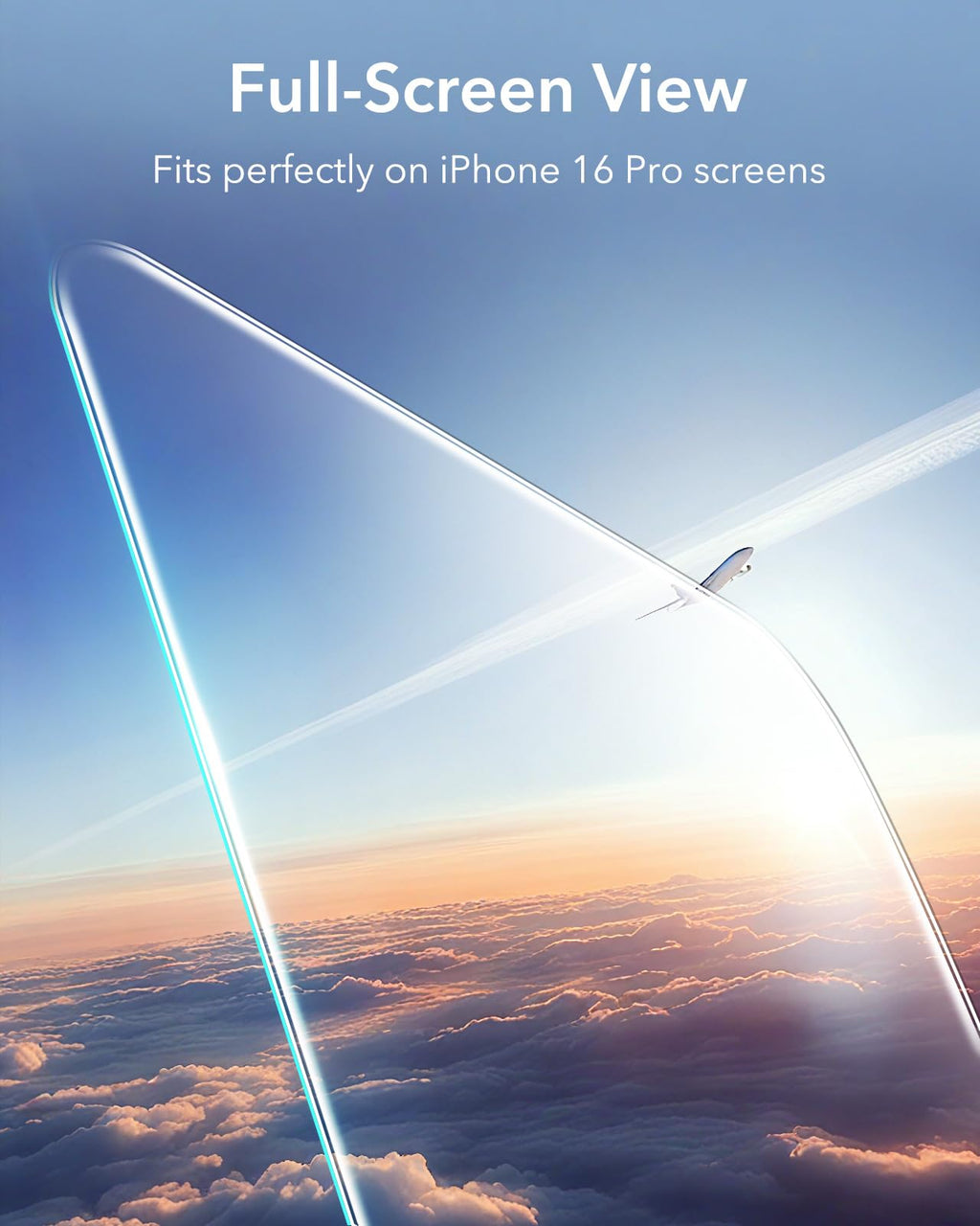 ESR 3 Pack 9H+ Glass for iPhone 16 Pro Screen Protector, [Military Grade Shatterproof & Longest Durable] Ultra-tough Tempered Glass with Updated Easy Installation Tool