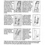 Sammons Preston Stocking Donner, Popular Design Features Foam Handles for Easy Grip & Smooth Baked Epoxy Finish for No Snags, Adaptive Dressing Aid Makes Applying Socks & Compression Stockings Simple