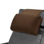 Head Recliner Pillow Adjustable Shredded Memory Foam Headrest Pillows for Recliner Chairs,Non-Slip Velvet Cushion for Pain Relief Neck Support Pillow for Travel Home Sofa Armchair with Zipper Cover