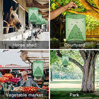 Ckyuna 8 Pack Fly Trap Garden Ranch Orchard Trap,Ranch Fly Trap Flay Catcher, The Most Effective Trap Ever Made with Pots Flay Catcher New Fly Red Drosophila
