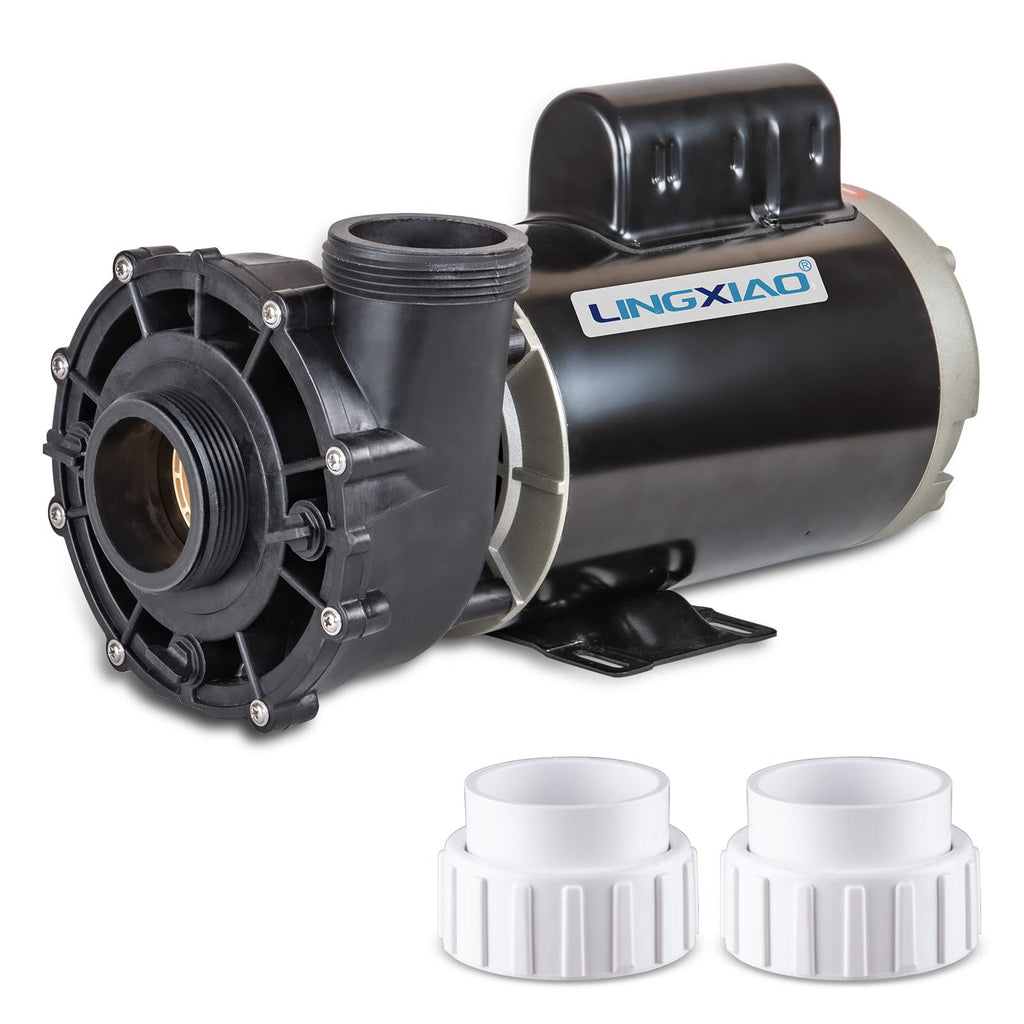 LINGXIAO SPA Pump, 4HP Hot Tub Pump - 2 Speed LX SPA Pumps Motor 220-240V, 2" Port, 56 Frame (Model: 56WUA400-II)