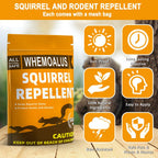 DALIYREPAL Squirrel Repellent Outdoor,Chipmunk Repellent Outdoor, Mint Squirrel Deterrent for Attic,Safe Around Kid & Pets Keep Squirrel Away for Plants,Squirrels Repellent for Garden 8-Packs