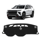 KUST Black Dash Cover for Chevy Chevrolet Traverse 2018-2023 (L, LS, LT,Premier, High Country) Polyester Dashboard Cover Non-Slip Interior Accessories for Traverse Custom Fit Dash Mat