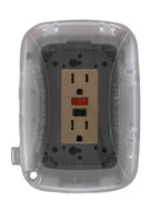 Intermatic WP5100C Weatherproof Electrical Box - Single Gang, Versatile Outdoor Outlet Cover - Secure Design for Outdoor GFCI Outlets, Durable Plug Cover - 2 Pack