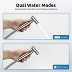 Hot and Cold Bidet Sprayer for Toilet, BRITULIF Bidet Attachment for Warm Water, Jet Sprayer for Toilet Muslim Shower, Ideal for Feminine Hygiene, Pet Cleaning, Cloth Diapers, and Elderly Care