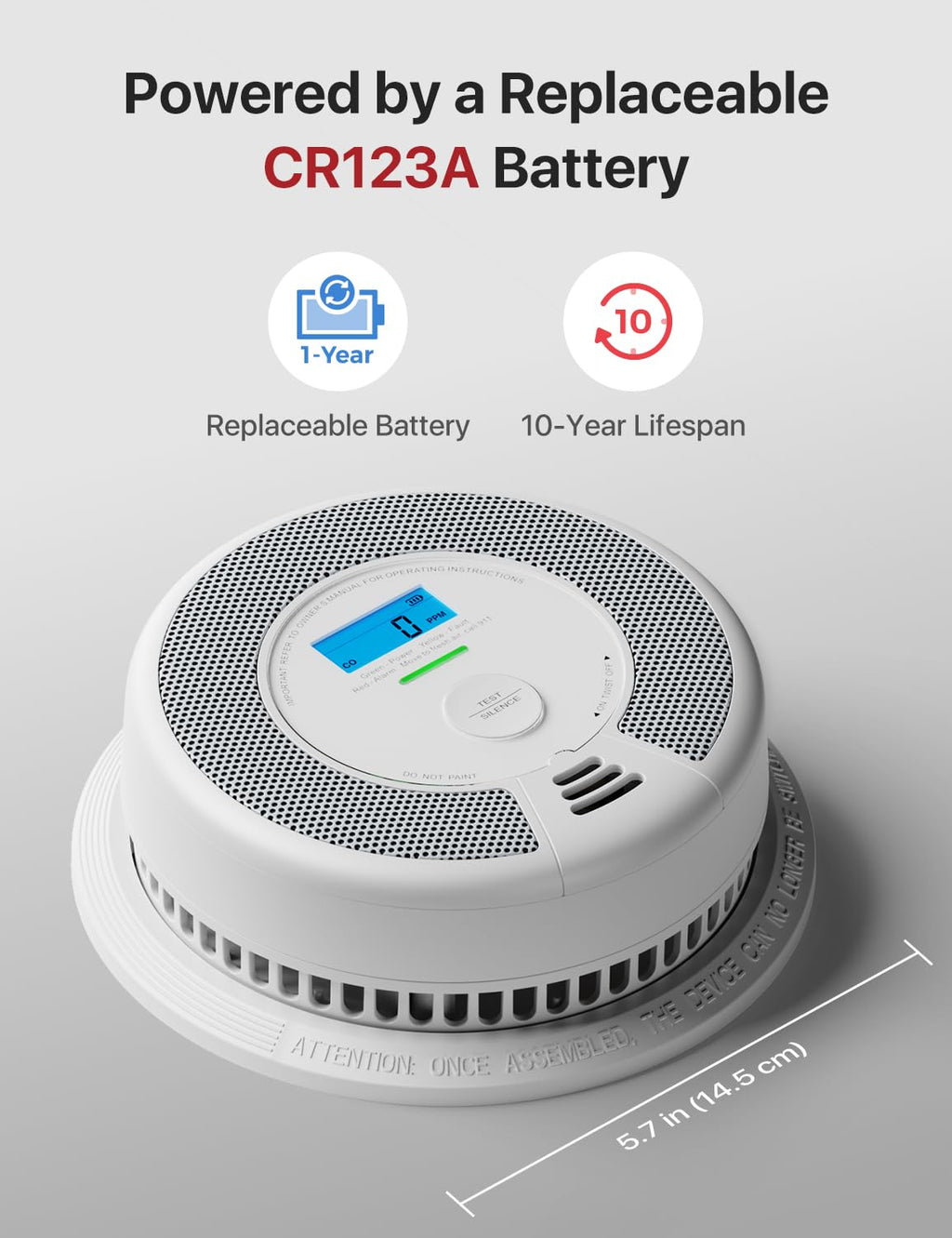 X-Sense Smart Smoke Detector Carbon Monoxide Detector Combo with Replaceable Battery, Wi-Fi Smoke and Carbon Monoxide Detector with Real-Time App Notifications, SC07-WX, 6-Pack