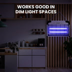 COKIT Bug Zapper Indoor Powerful 20W Electric Indoor Insect Killer, Bug Zapper, Fly Zapper, Mosquito Killer for Home Kitchen Garage Patio 2 Extra Replacement Bulbs (No Bug Collection Tray)