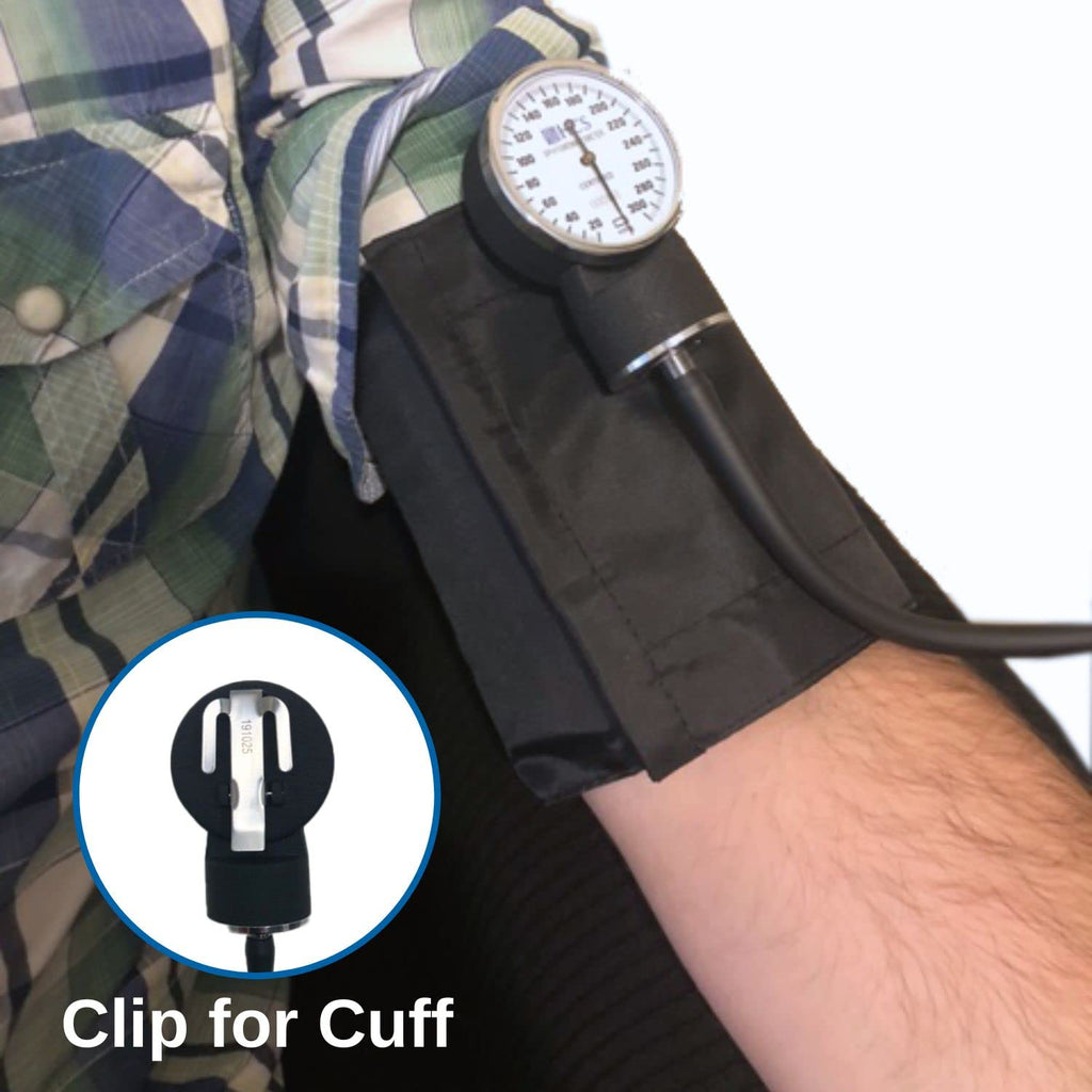 HCS Blood Pressure Cuff, Manual - Adult Aneroid Sphygmomanometer - Medical, Home, Elderly Care - BP Cuff Manual - Blood Pressure Cuff Arm Monitor w/Carrying Case
