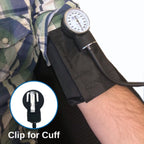 HCS Extra Large Blood Pressure Cuff Manual - Aneroid Sphygmomanometer, X Large Adult - Medical, Home, Elderly Care - BP Cuff Manual - XL Blood Pressure Cuff Arm Monitor w/Carrying Case