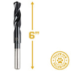 5/8 Inch Drill Bit for Metal - Industrial Grade M35 Cobalt Titanium Aluminum Nitrite - 5/8" Diameter & Total Length of 6" with Working Length of 3" Easily Drill Into Metal, Steel, & Aluminum