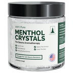 Northwood Sauna - Sauna Menthol Crystals - 100% Pure & Natural - Cooling Aromatherapy Scent & Ice Sensation - 4 Ounces