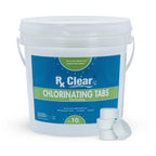 Rx Clear 1" Inch Chlorine Tabs | 10 Pounds | Use Tablets as Bactericide, Algaecide, & Disinfectant in Swimming Pools | Stabilized, Long Lasting, Slow Dissolving, & UV Protected