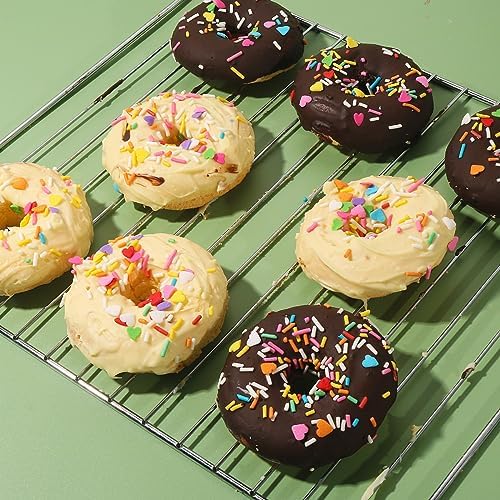 Silicone Donut/Bagel Pan. 2pcs/sets Donut/Bagel Molds Air Fryer Accessories Compatible with Ninja Foodi Intsant Votrex intsant pot 6qt 6.5qt 8qt 12qt Air Fryer and Oven