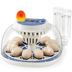 12 Egg Incubators for Hatching Eggs, Temperature and Humidity Control, Automatic Egg Turning, Egg Candler, Automatic Water Refill, for Chicken, Quail & Duck Eggs, Perfect for Home, Farm, Classroom
