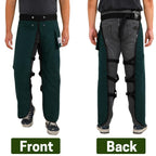 ZELARMAN Chainsaw Chaps Apron 8-Layer Wrap for Men/Women Loggers Forest Workers Protective Chain Saw Pants Adjustable