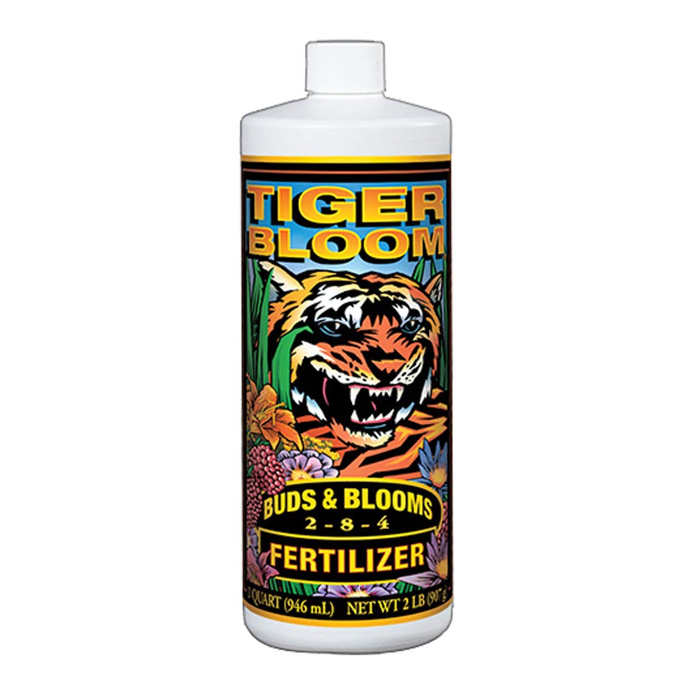 Fox Farm Fertilizer Soil Liquid Nutrient: Tiger Bloom + Twin Canaries Chart (32 oz Bottle)