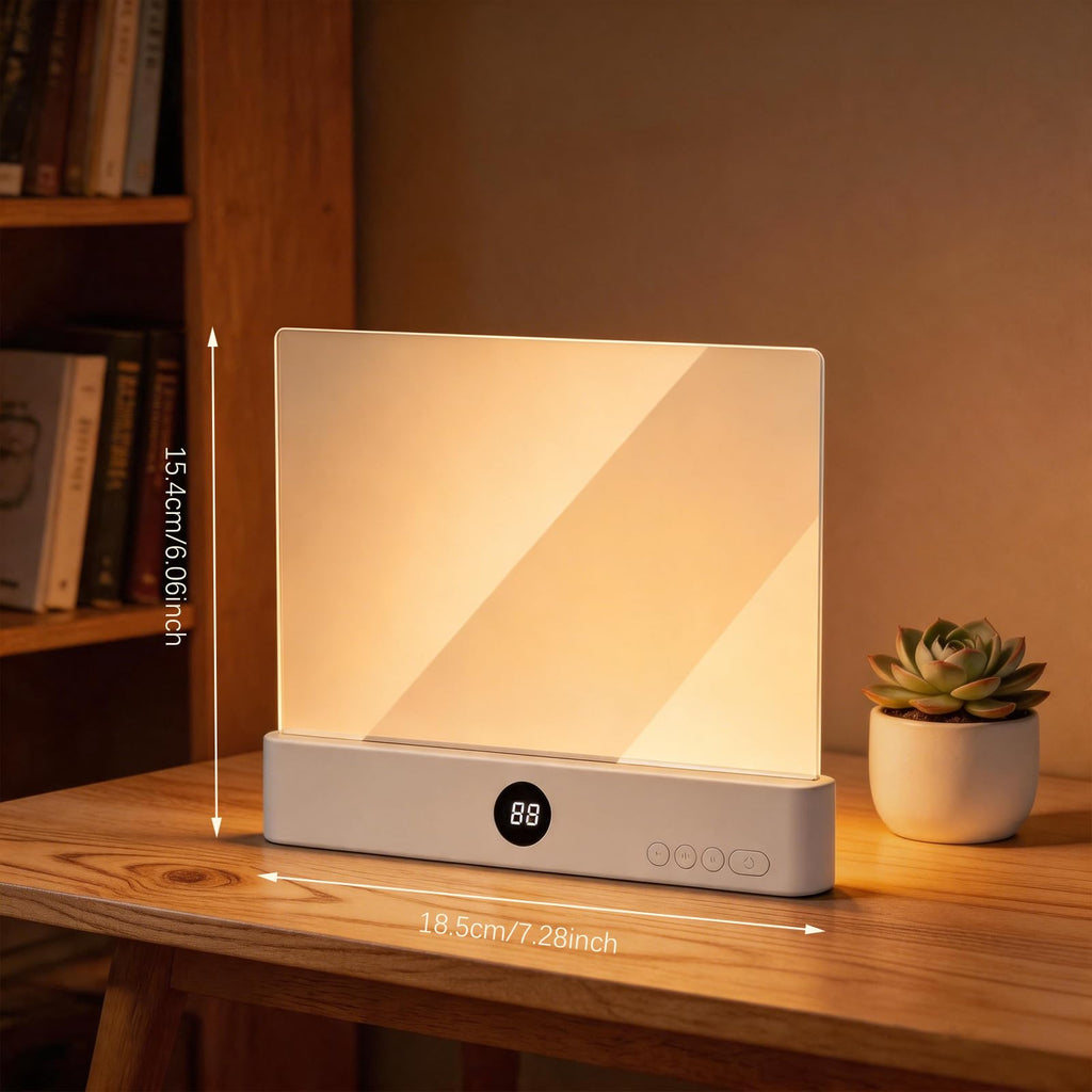 Choudao Tech LED Book Light and Night Light 2 in 1, 3 Color Temperatures & Stepless Dimming, USB Rechargeable Reading Light with Timer for Night Reading (White)