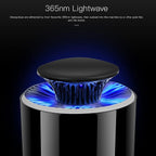 BRIRILINE Bug Zapper, Electric Mosquito & Fly Zappers/Killer - Insect Attractant Trap Powerful Bug Zapper Light, Hangable Mosquito Lamp for Home, Indoor, Outdoor, Patio (Black),(SDB)