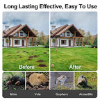 20 Packs Mole Repellent, Vole Repellent Outdoor, Powerful Mole Deterrent for Yard, Gopher Repellent, Mole Repellant for Lawn, Mole Control, Keep Mole and Vole Out of Your Garden