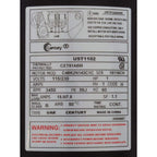 Century UST1102 1-Horsepower Up-Rated Round Flange Replacement Motor (Formerly A.O. Smith)