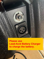 Elifecenter Battery Case w/2pcs 12V 12AH Lead Acid batteries for W3431/MS31 Mobility Scooters(Factory Original Replacement)