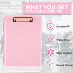 Clipboards with Storage, High Capacity Clip Boards 8.5x11 with Storage, Heavy Duty Nursing Clipboard Folder, Plastic Clipboard with Pen Holder for Women Teachers Work, School & Office Supplies