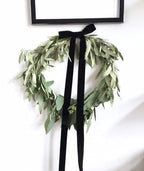 Black Velvet Ribbon 5/8'' 25 Yards for Christmas Tree, Gift Wrapping, Flower Bouquet, Wreath Decorations, Bow Making