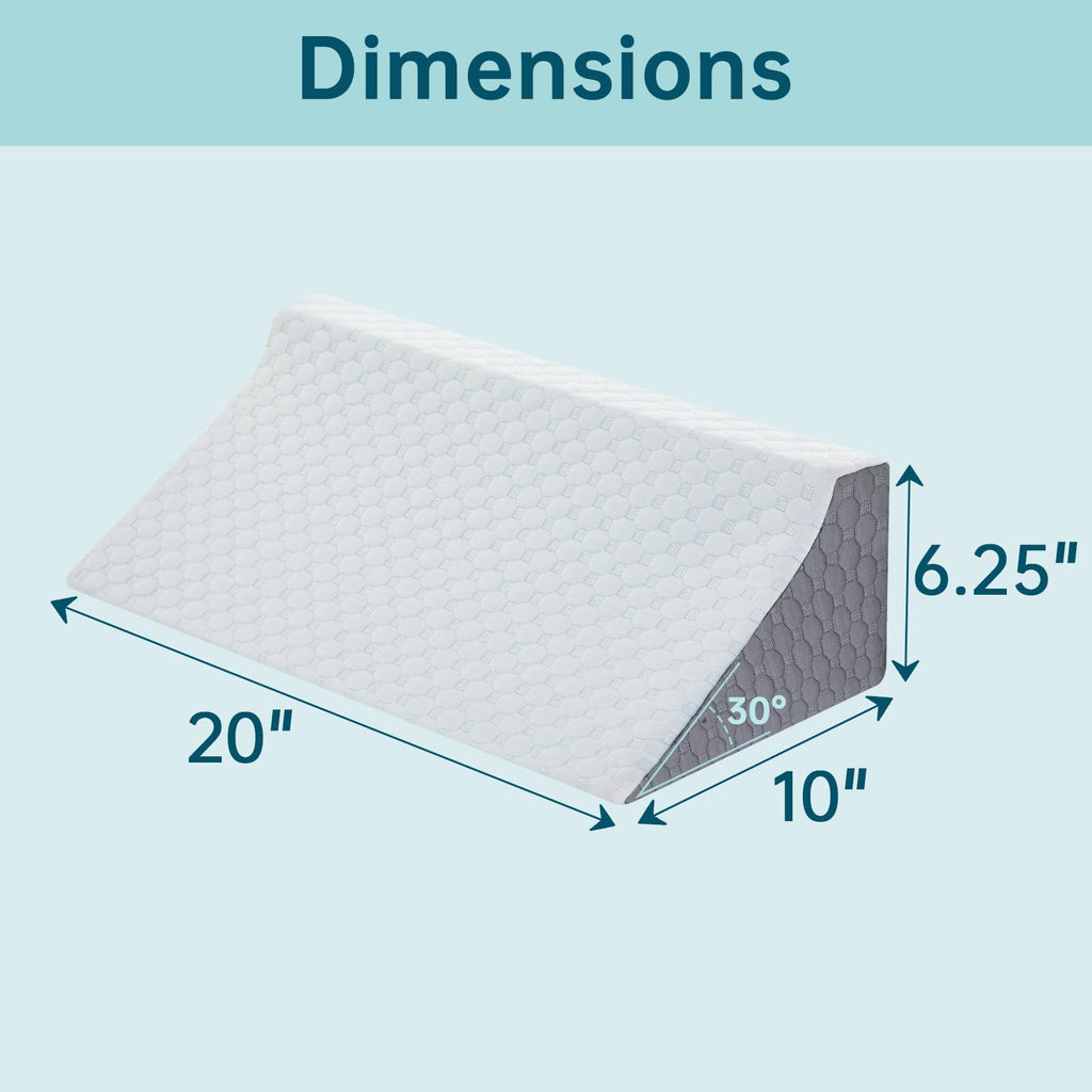 Loeysu Wedge Pillow for Sleeping, Side Sleeper Body Back Positioners for Back Pain, Preventing Bedsores, After Surgery, Pregnancy Support, Ankle Support, Bed Wedge Pillow for Side Sleepers
