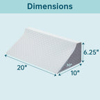 Loeysu Wedge Pillow for Sleeping, Side Sleeper Body Back Positioners for Back Pain, Preventing Bedsores, After Surgery, Pregnancy Support, Ankle Support, Bed Wedge Pillow for Side Sleepers